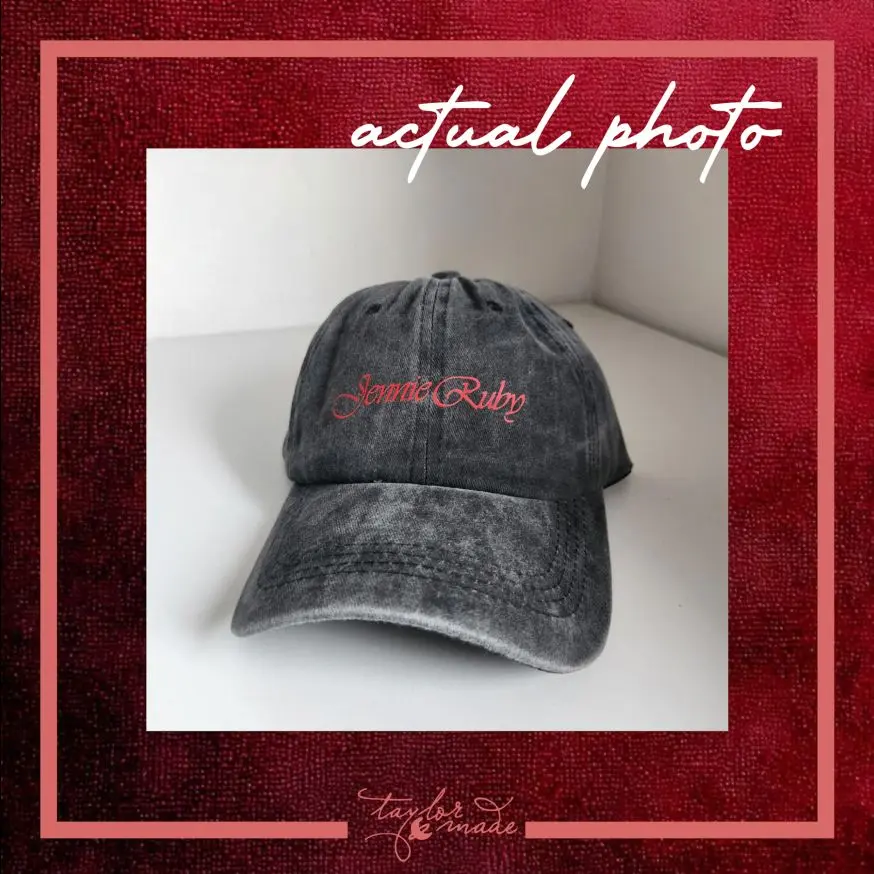 JENNIE RUBY ALBUM CAP | Jennie Blackpink vintage/corduroy/baseball