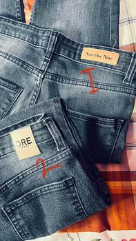 Product Review of ORE - CZ 930 Size 27-34 - Highwaist Strecht Cutbray Jeans Vintage Black Washed Slim-fitting Celana Kaki from V**o ** 3