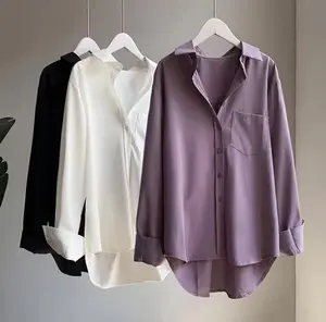 Solya Shirt - Ukuran S M L XL XXL XXXL 5L - Atasan Wanita Jumbo - Atasan Wanita Big Size - Kemeja Wanita Jumbo