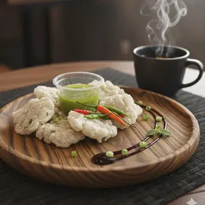 Cireng bumbu.Sambal Ijo (400gr) - Aci Goreng Sambal Ijo Makanan Instan