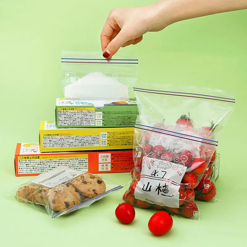 Reusable Fresh Food Storage Containers Leakproof Containers Stand Up Zip Shut Bag Cup Fresh Bag Food Storage Bag Fresh Wrap