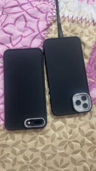 Product Review of Sarung telefon silikon dengan butang logam, Serasi dengan IPhone 14, 13, 12, 11 Pro Max, XS, X, XR, 8 +, 7 Plus, sarung lembut kalis kejutan, penutup sel, Precticer Casing from a**u 0