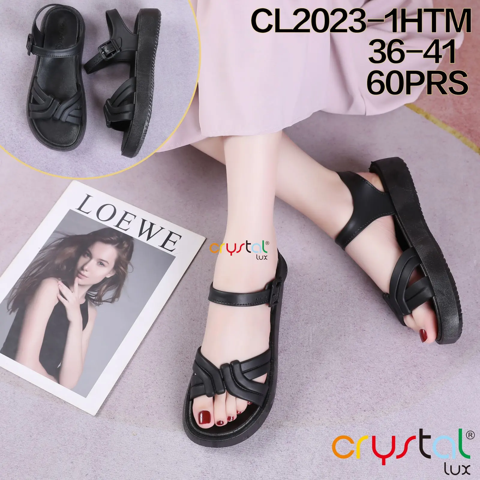 Sandal Jelly Wanita Tali Anyam | Sendal Wanita Jelly Anyam | CL2023-1