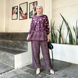 LUSIANA ONE SET RAYON BUSUI Ukuran Standar & Jumbo Lingkar Dada 110 Panjang Badan 70 cm Celana 95 cm Kualitas Terbaik