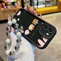 Gambar MHKEID Casing Hp untuk OPPO A6 4G A6 5G A6X 5G A6T 5G A6T Pro A6C A6s A6K 5G K14 K14X 5G Case Pola Beruang yang lucu Kasing Anti-Sidik Jari Silikon Kasus Lembut Gelang manik Tali gantung Casing - Gaya1, OPPO A6 4G dari MHKEID MALL Kab. Tangerang 1 Tokopedia