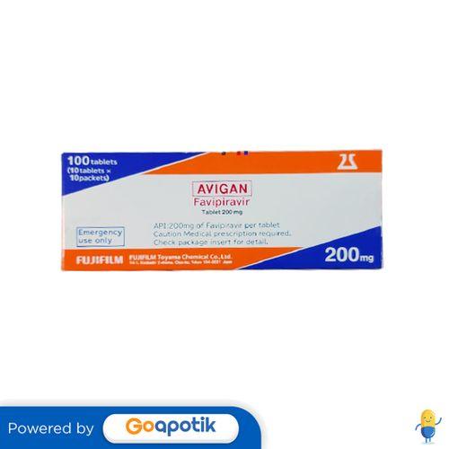 AVIGAN 200 MG BOX 100 TABLET