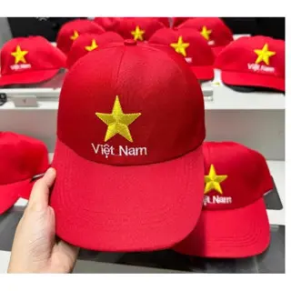 Mũ lưỡi trai - nón kết thêu sao vàng Việt Nam phù hợp mọi lữa tuổi