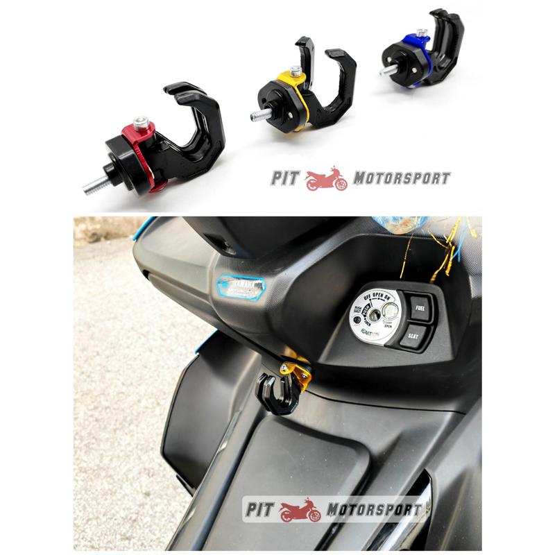 Helmet Hanger 2 Way Hook Scooter Beat Vario 150 160 NVX Nmax - TikTok ...