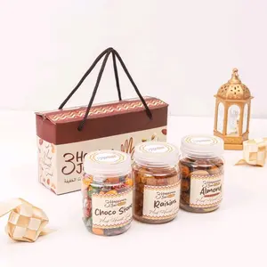 Aliya Hampers Lebaran Idul Fitri Premium Happinnes in Jar Free Hantag Kacang Kurma Coklat Kismis Paket D isi 3 Produk dengan Choco Store Raisins & Almond