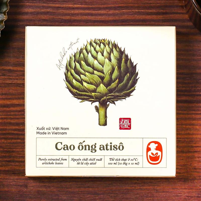  Cao ống atiso L'angfarm 10 ống hộp mẫu antique 
