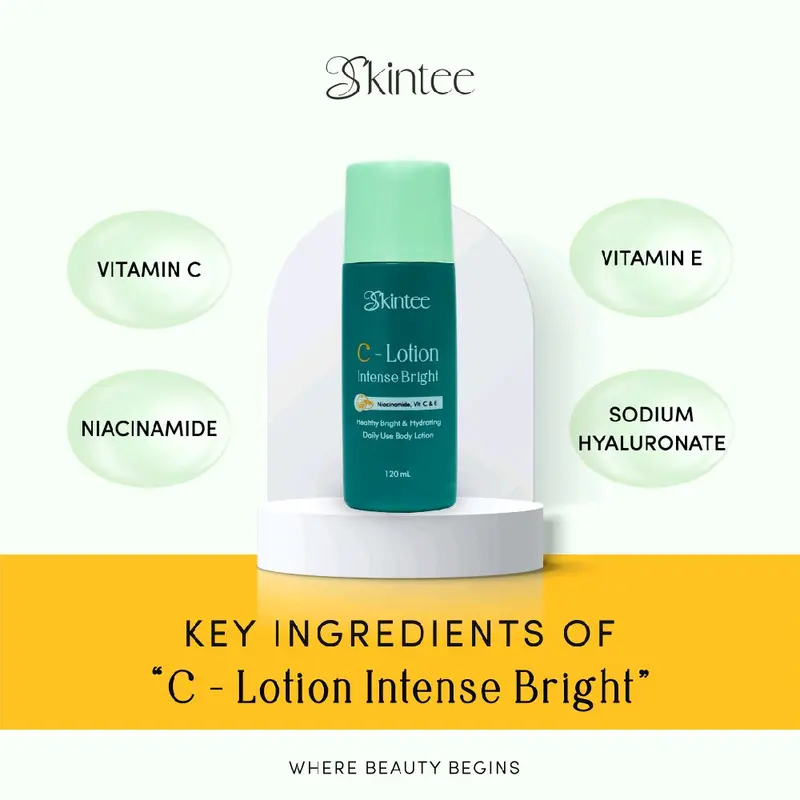 SKINTEE C-LOTION INTENSE BRIGHT Niacinamide, Vit C & E 0