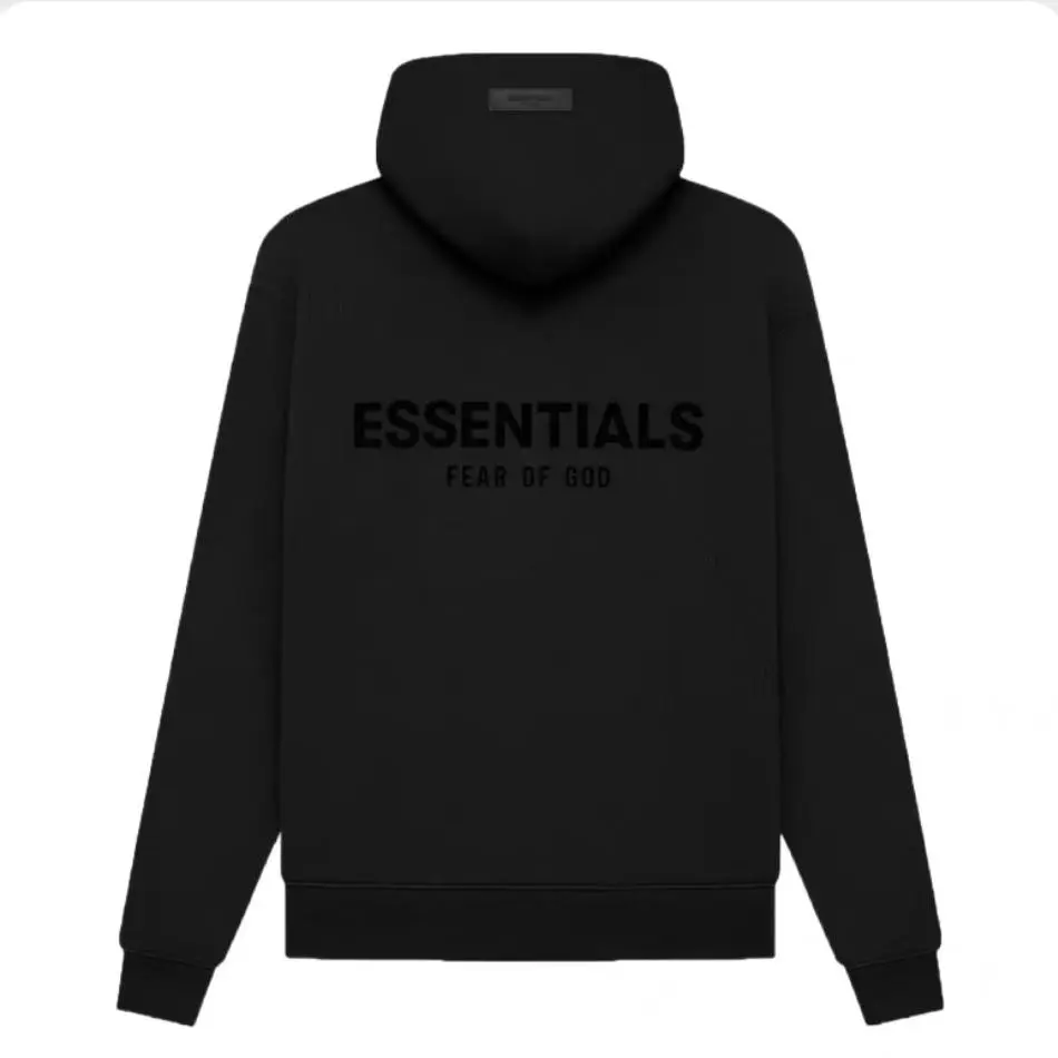 FOG FEAR OF GOD ESSENTIALS SS22 Flocking Hoodie