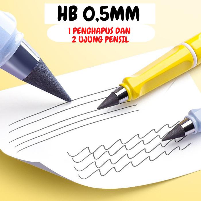 Pensil Abadi Tanpa Batas Anti Patah Ajaib Eternal Pensil Lucu 2