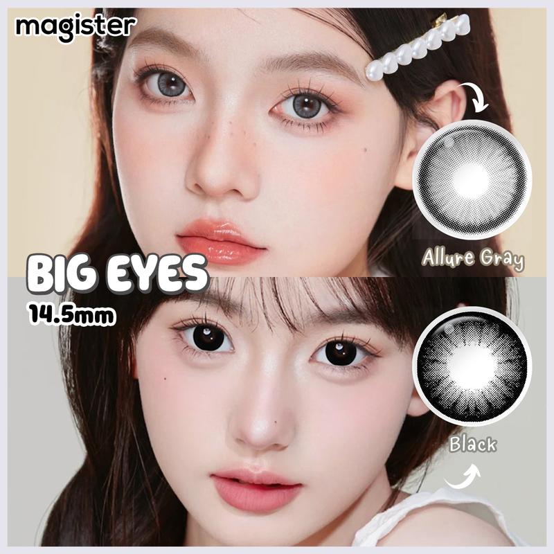 【Màu nâu&Hot  Magister Kính Áp Tròng 0~6.00 Sweet Brown/Candy Brown Kính Áp Tròng Cận DIA 16mm/14.5mm 6 Tháng Lens Thích hợp để mặc hàng ngày Khay miễn phí Nữ Women Women