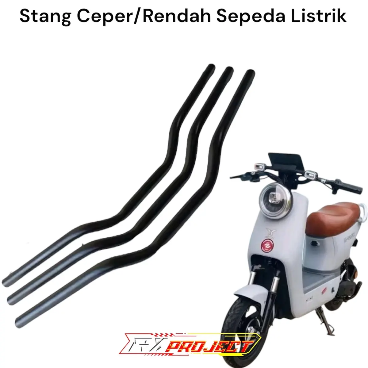 Stang Ceper Sepeda Listrik Universal Stang Rendah Sepeda Listrik Terbaik Bahan Tebal dan Termurah