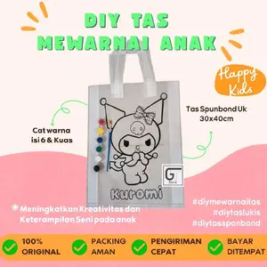 DIY MEWARNAI / MELUKIS TAS SPUNBOND