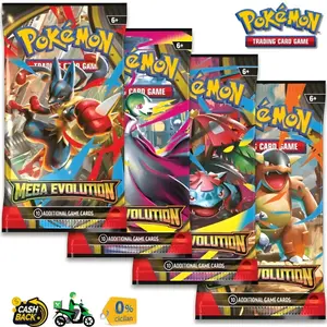 TCG Pokemon ME01 Mega Evolution Booster Pack / Kartu Pokemon Mega Evolutions Booster Pack