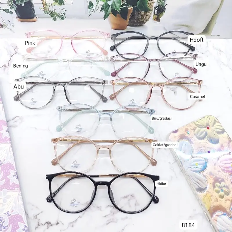 Frame semi cat eyes YA8184 Glasses 0