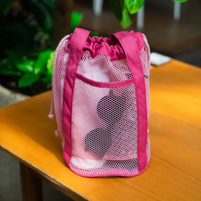 Tokyo Mesh Totebag Tote Bag Tas Wanita Tas Belanja Tas Jaring Tas Olahraga Hitam Kanvas 4