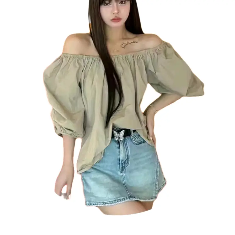 Katun Sabrina cewe , wanita, perempuan , atasan, nyaman, modis, trendy 0