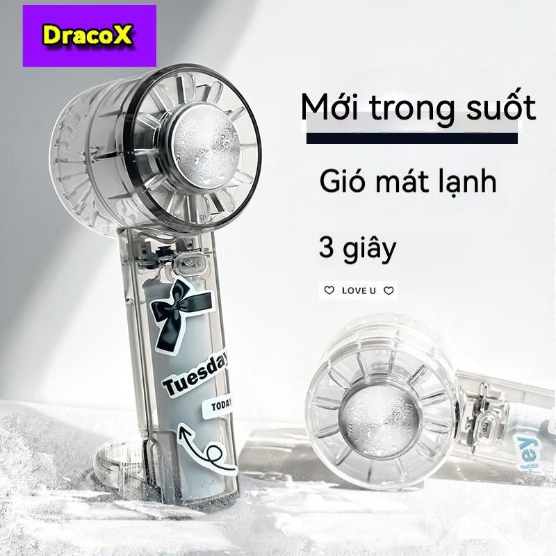【Quạt Làm Mát Bằng đá Nén-Quạt Cầm tay Bảo hành 1 năm 2000mAh Gió mạnh Điều chỉnh chất lượng cao Thổi gió lạnh Quạt USB mini nhỏ gọn di động bán dẫn Du lịch/Công việc/Nhà/Ngoài trời