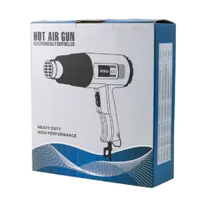 Hot Air Gun Dryer Heat Solder 2000W 886A dengan LED Kabel Plastik Adjustable Temperature 60-600℃ 2000W 220-230V 50Hz Pengeringan & Soldering Optimal