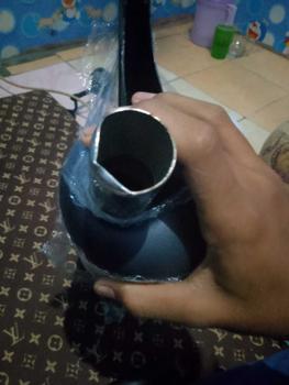Product Review of Knalpot Byan Racing LUSTER Bor Boran 3×4  Beat Vario Mio Sporty Nmax Aerox Scoopy INLET 32 Pipa 28mm 32mm Mesin Motor Motorcycle  Tabung from D**. 0