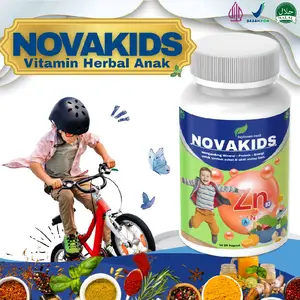 Novakids – Suplemen Anak Zinc Herbals | Nafsu Makan, Daya Tahan Tubuh, Tumbuh Kembang