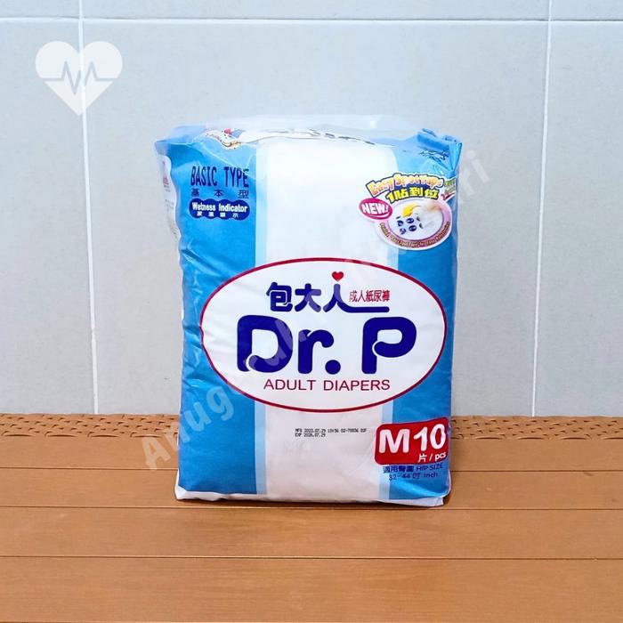 Gambar Dr P Adult Diapers Popok Perekat Dewasa - Classic L8 dari PT Anugerah Pelita Sari Kota Malang Tokopedia
