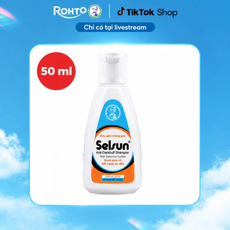 [CP] Dầu gội Selsun chống gàu, sạch gàu & hết ngứa da đầu Selsun Anti-Dandruff Shampoo 50ml