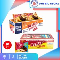 Jual Better BIGGER Sandwich Choco Vanilla Cream Caramel 27 gr x 10 pcs ...