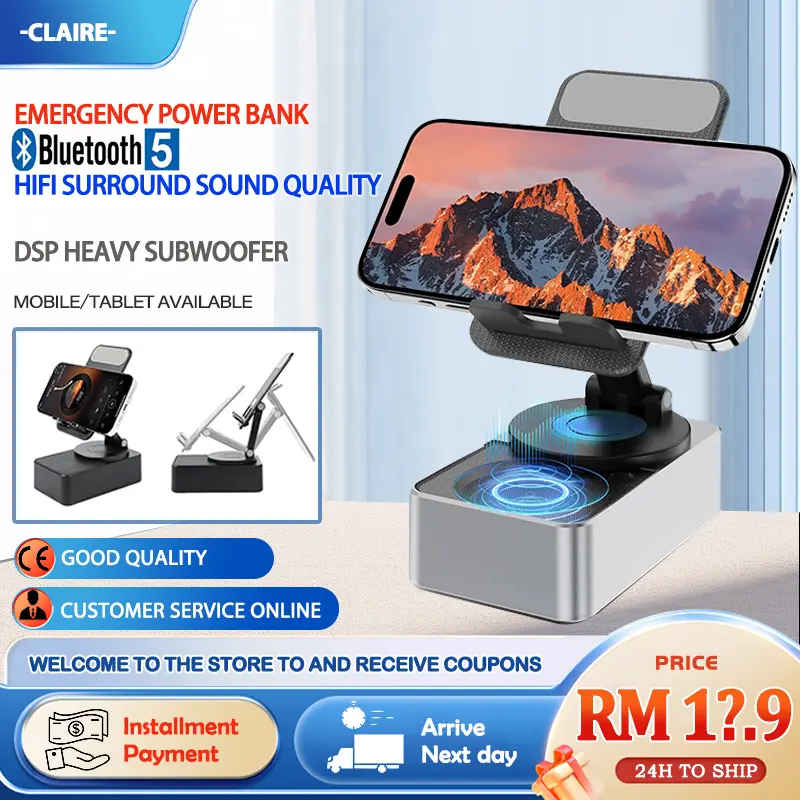 stamd handphone Fidget Holder Bluetooth Speaker PowerBank Bluetooth ...
