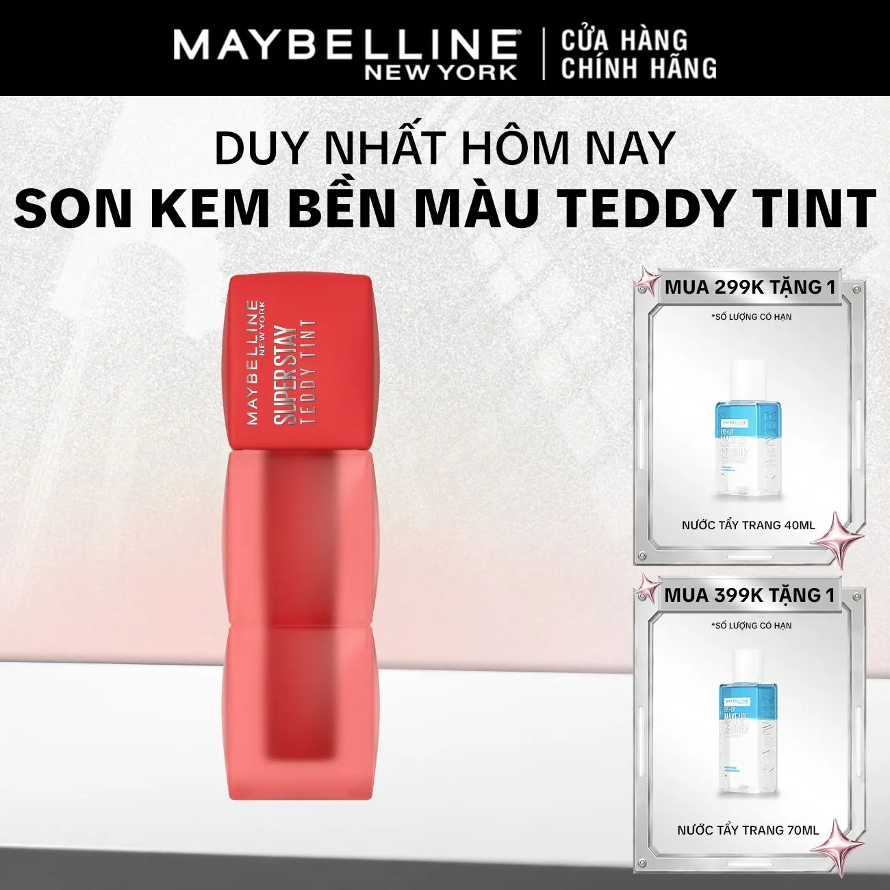 Son Kem Bông Bền Màu Superstay Teddy Tint Maybelline New York 5ml