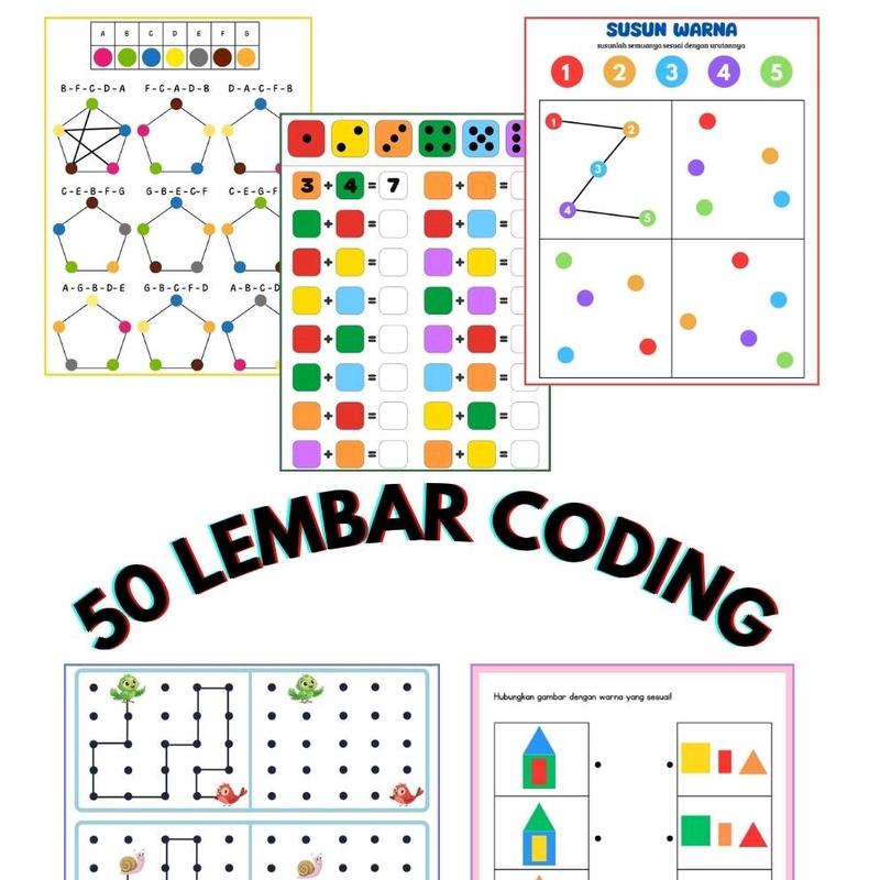 Koding Paud Coding Anak Aktivitas Belajar | Coding Paud | Coding TK | Coding SD ...