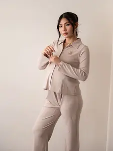 Mombelly Maternity Knit Set Premium Baju Ibu Hamil