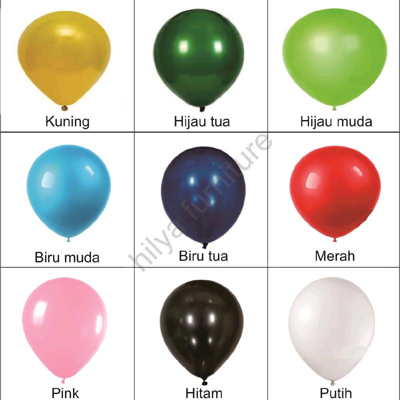 Balon latex DOFF 12 Inch | Balon Dekorasi | Balon ulang tahun 0