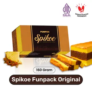 Spikoe Personal Size [KECIL] Lapis Khas Surabaya Original Oleh Oleh Cemilan PUNPUN Snack Food 160 Gram Size 14 x 9 X 6 cm