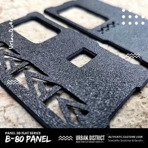 URB Hiasan Panel 3D Print B80 Hiasan Motif Flat Series By URBAN DISTRICT