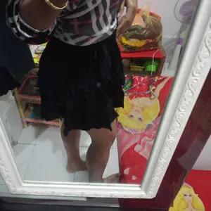 Rok Dance Jumbo Wanita Tumpuk Polos Bawahan Nyaman