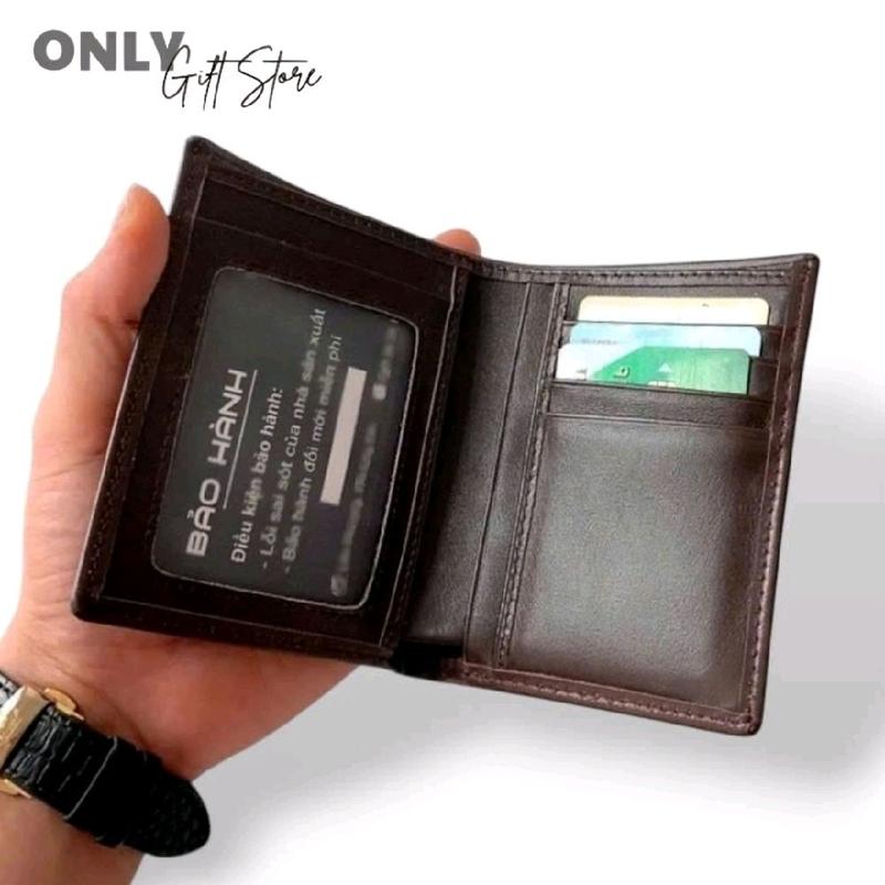 VÍ ĐỨNG DA BÒ NAPPA CAO CẤP | VÍ NAM DÁNG ĐỨNG | FULL HỘP | BẢO HÀNH 24 THÁNG | Wallet Leather