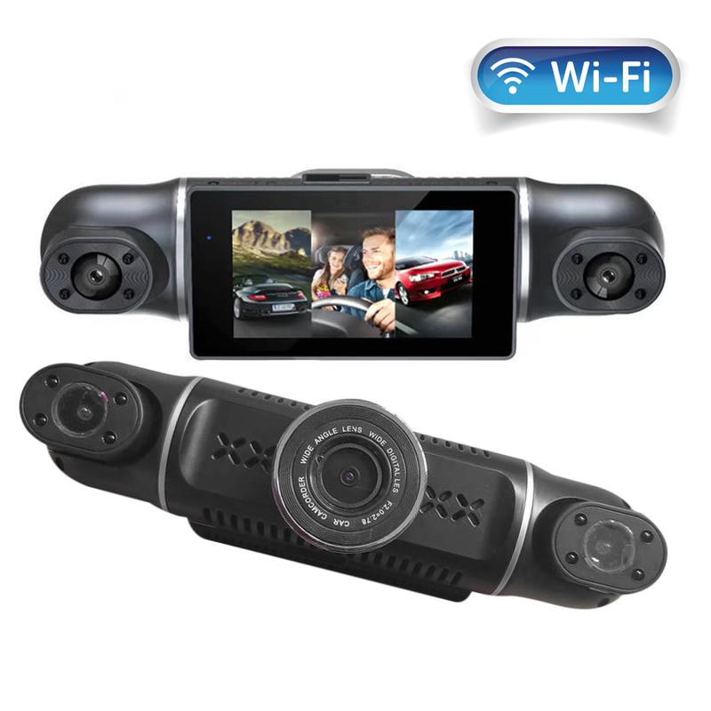 Product Introduction of COD Car Dash Cam 4 Channel Driving Camera FHD 1080P Front Left Right Rear with WiFi Night Vision Loop Recording 24H Parking Monitor 45