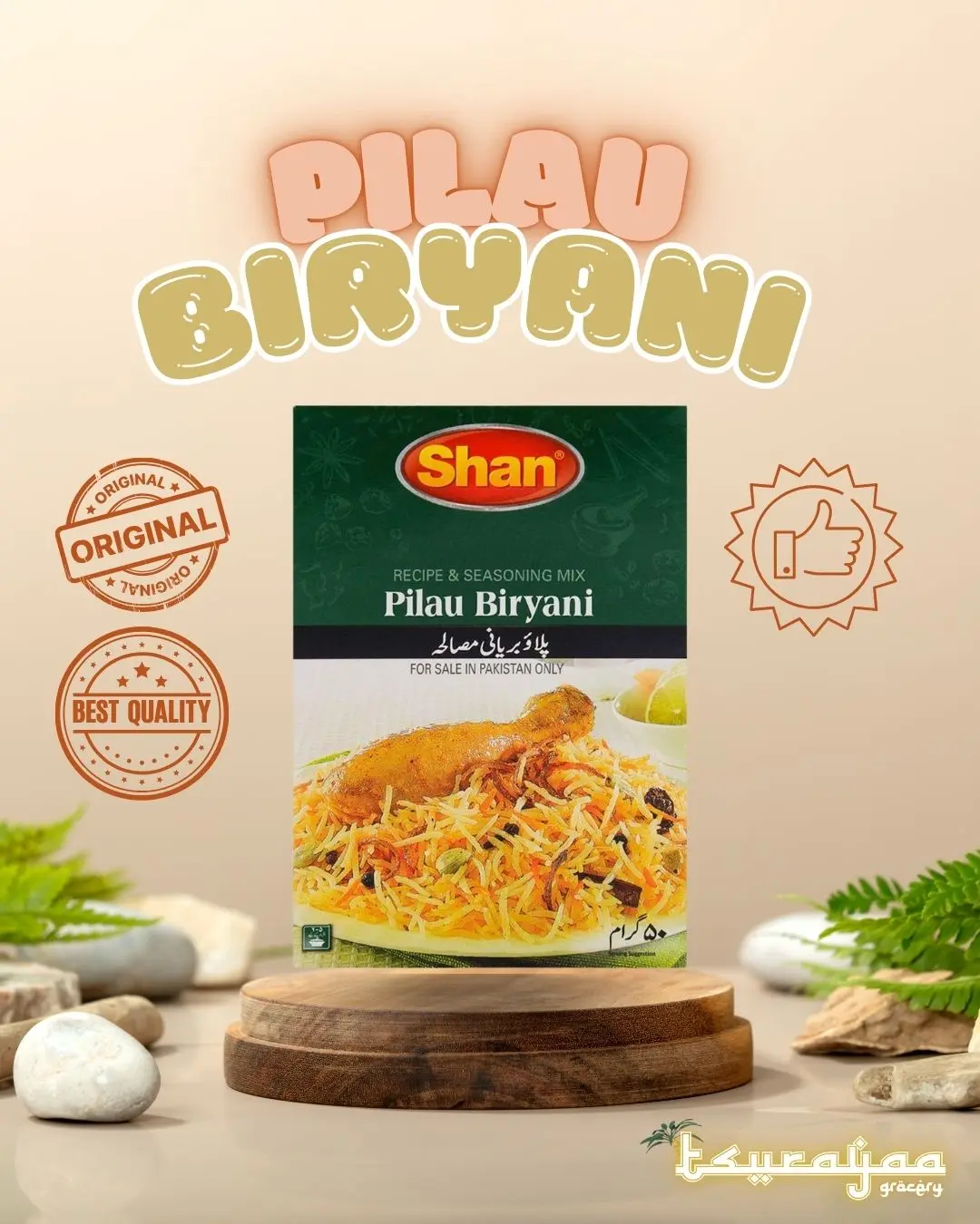 Bumbu Shan Pilau Biryani Bubuk Powder Spices Pizza