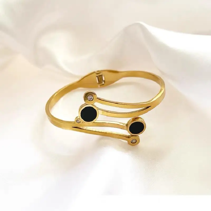 G00 Gelang Titanium Wanita Elegant TERLARIS Anti Karat 2