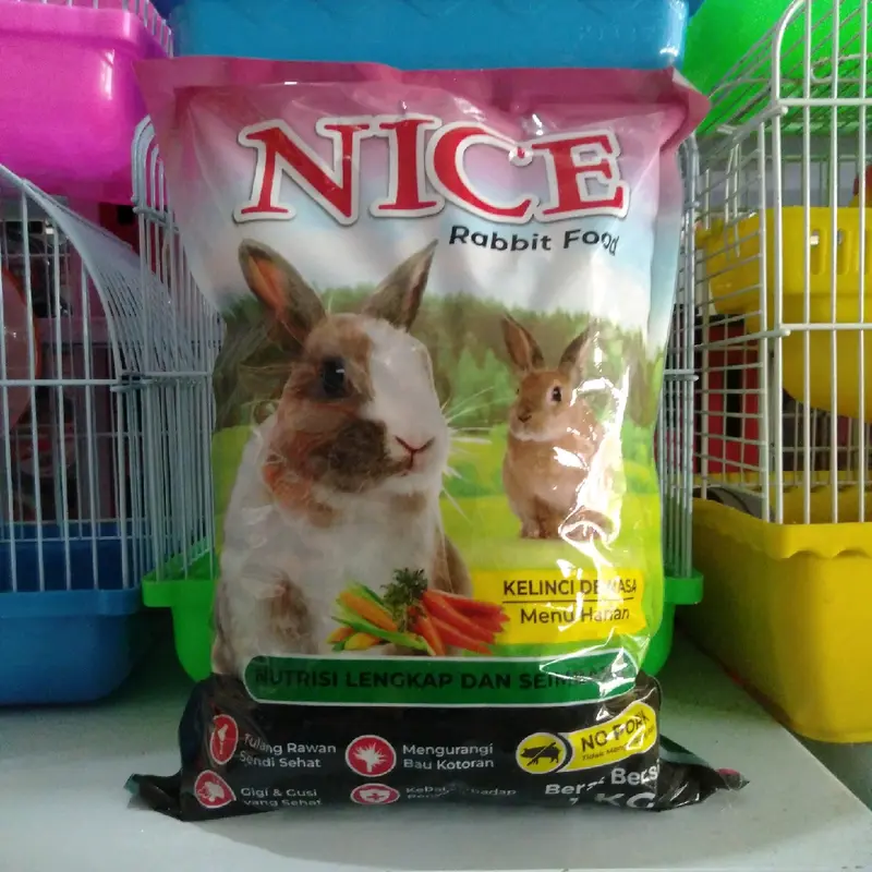 Nice rabbit food makanan kelinci dewasa 1kg Shop Tokopedia