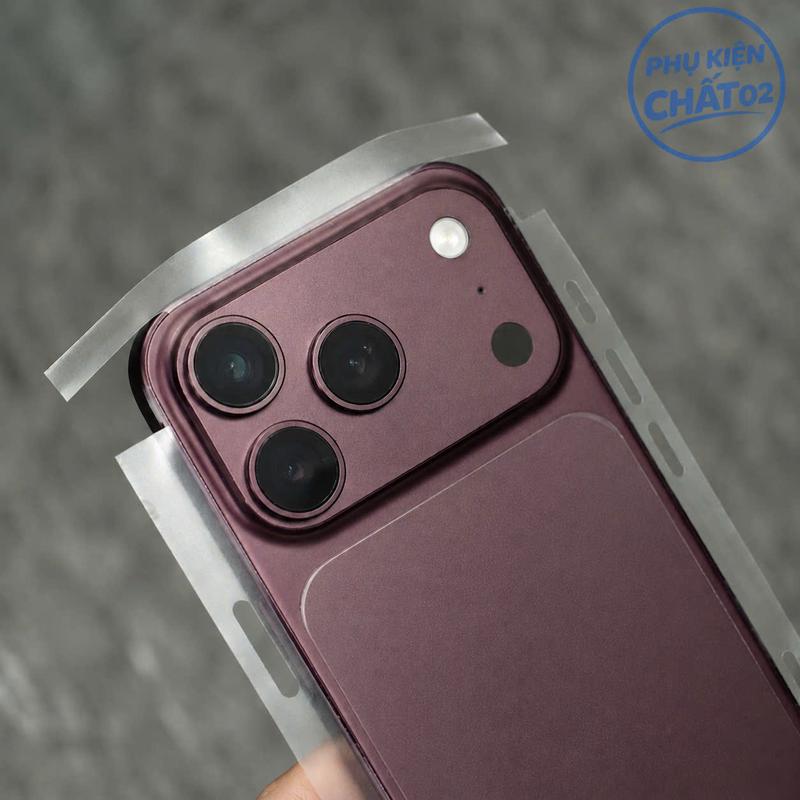 (COMBO 2) PPF full lưng viền cho IPHONE 18 PRO MAX/ 18PRO/ 17 PRO MAX/ 17 PRO/ 17 AIR/ 16 PRM.