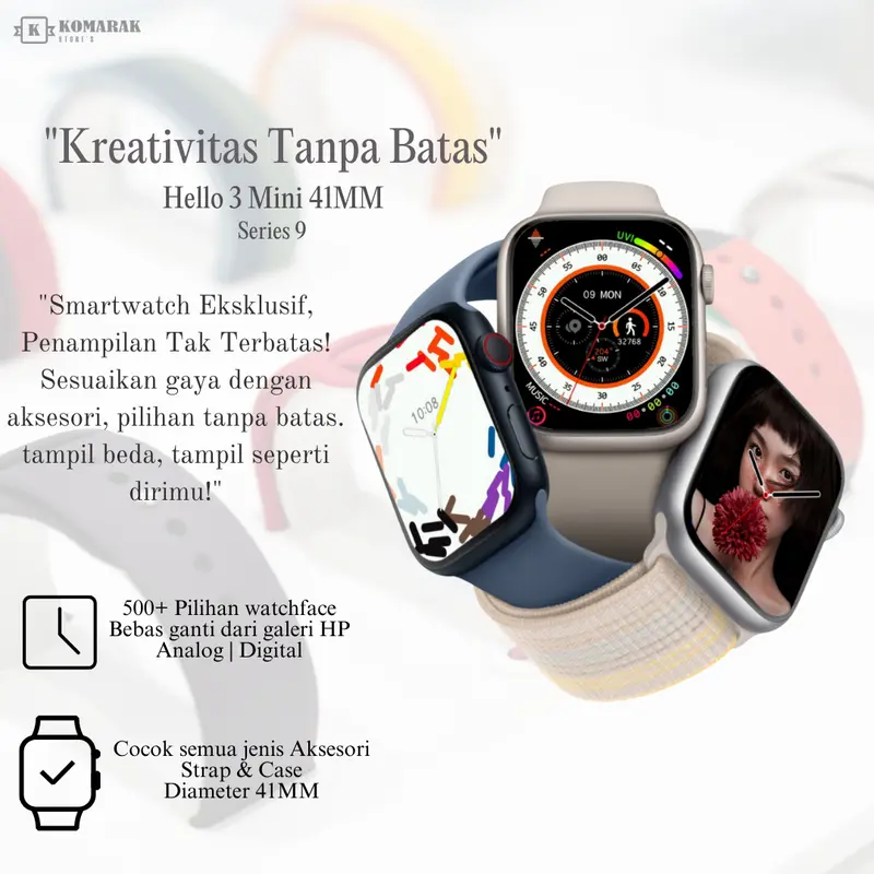Smartwatch Hello 3 Mini 41MM 1.75" Komarakstore 7