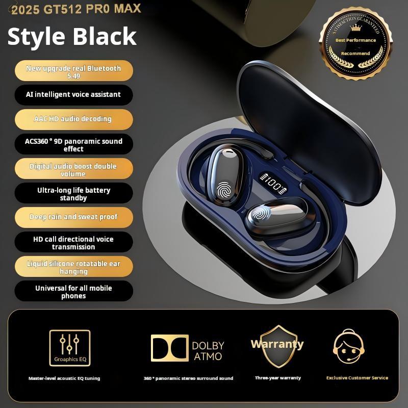 Tai Nghe Thể Thao Bluetooth Không Dây Mở Tai Burmester, Chính Hãng Mới, Thiết Kế Móc Tai, Thời Lượng Chơi Mở Rộng, Tương Thích Thông Dụng Với Điện Thoại Thông Minh 4
