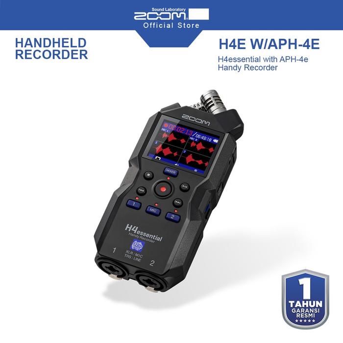 Gambar Zoom H4essential with APH-4e Handycorder dari Zoom Official Store Kota Administrasi Jakarta Barat Tokopedia