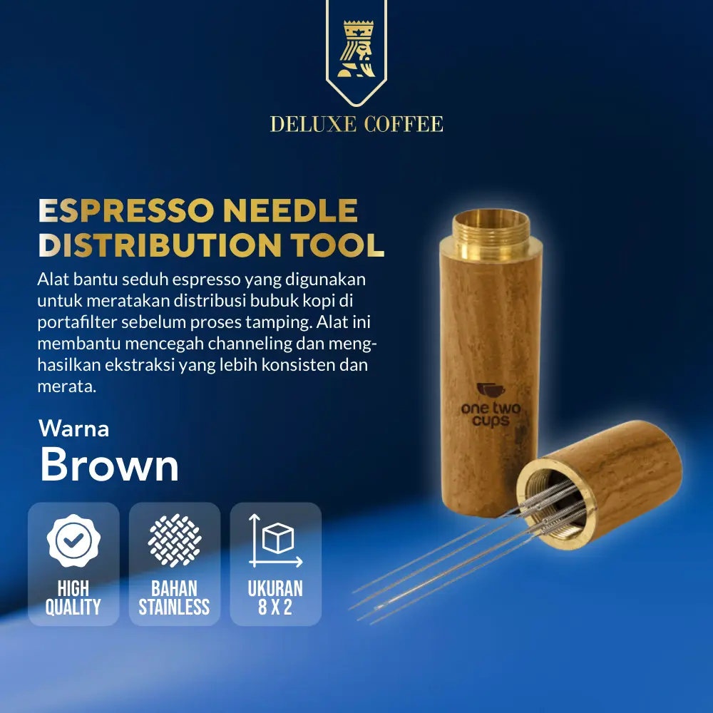 One Two Cups Needle Distribution Tool Jarum Kopi Espresso Portafilter