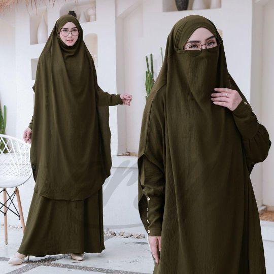 NUSAIBA SERIES - Syari & Panjang - Daily Syari, Umrah & Haji by Arsy - Hanaz Hijab NUSAIBA SERIES - Syari & Panjang - Daily Syari, Umrah & Haji by Arsy - Hanaz Hijab